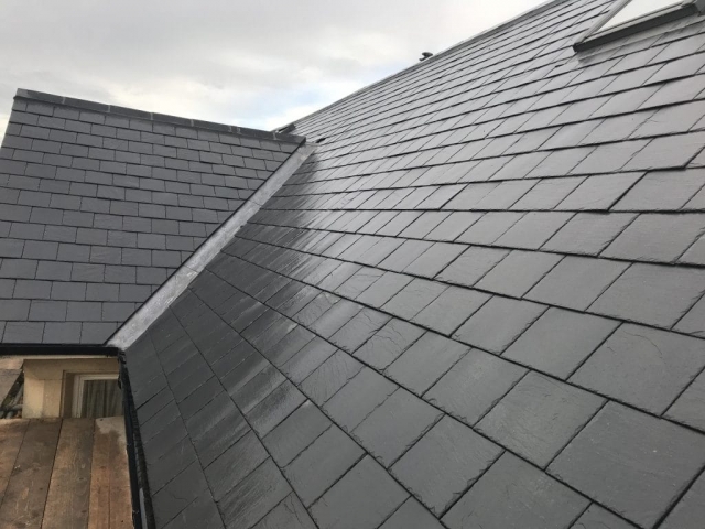 Grade 1 Spanish Slate Re-Roof, Velux Window Installation and Triple Timber Apex Renovation Project – Middleton Tyas – Complete Photo 2