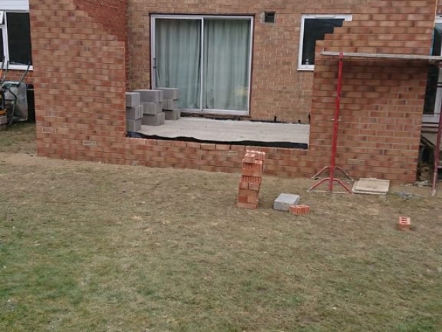 New Rear Extension Sunroom with a Firestone EPDM Rubber Flat Roof