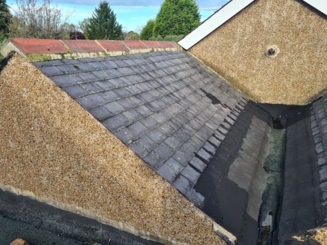 Before Fawdon, Newcastle, CREST Planum Multi-Elevation Re-Roof Project