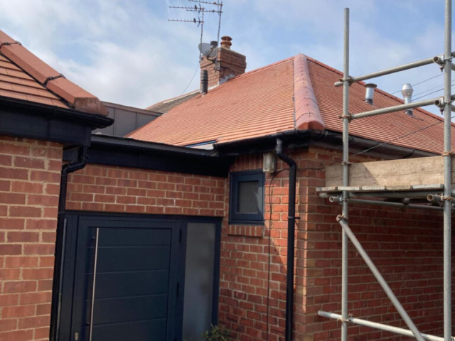 Forest Hall, Rosemary Clay Tile Re-Roof Project