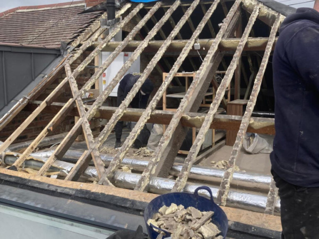 Forest Hall, Rosemary Clay Tile Re-Roof Project