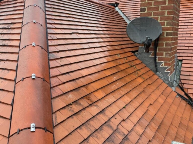 Darras Hall, Manthorpe Dry Ridge and Hip System with CREST Rustic Ridge Tiles, Hardi Plank VL in Anthracite with Insulated Cladding to Dormers with New Klober Linear Smart Verge System Project Darras Hall, Manthorpe Dry Ridge and Hip System with CREST Rustic Ridge Tiles, Hardi Plank VL in Anthracite with Insulated Cladding to Dormers with New Klober Linear Smart Verge System Project