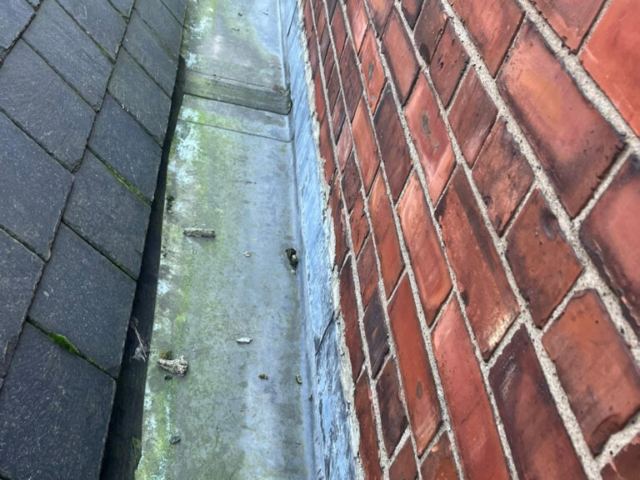 Barnes Infant Academy, Sunderland, Firestone EPDM Rubber Multi-Box Gutter Installation, Code 4 Leadworks and Repointing Project